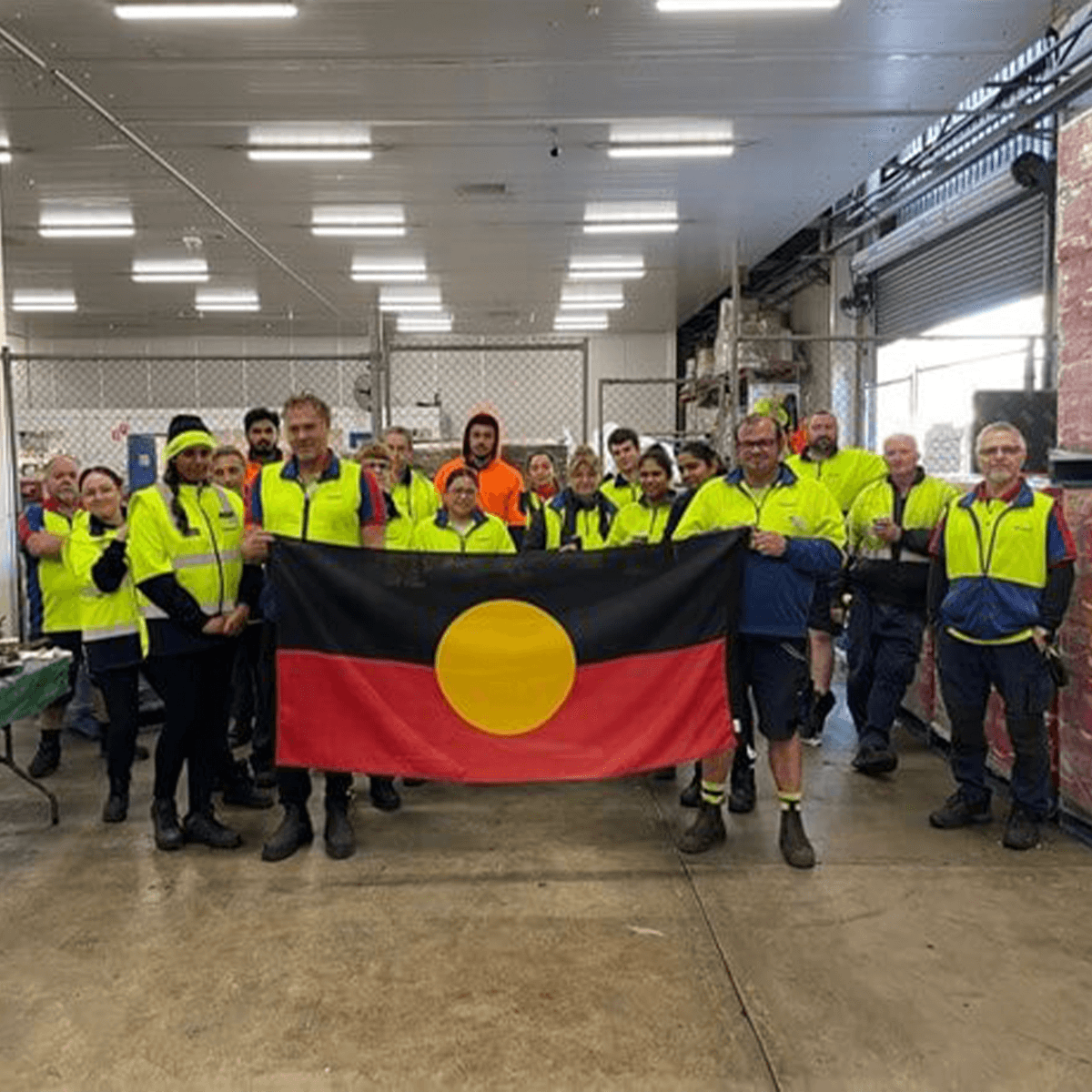 Metcash Distribution Centre team celebrating first nations people